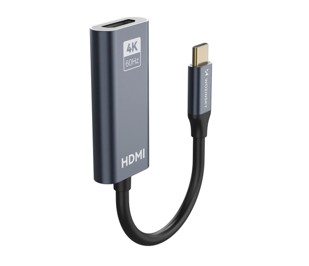 Wozinsky Adapter USB-C HDMI 4K 60Hz czarnyWACH-01 - 1487907 - zdjęcie